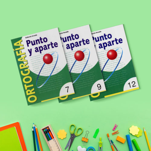 Col·lecció de quaderns d'ortografia - Punto y Aparte serie verde - primària