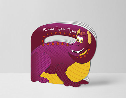 Conte infantil - El Drac Nyam, Nyam, (lletra lligada)