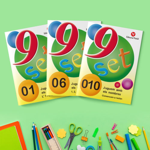 Col·lecció matemàtiques - Nou set - Juguem amb els nombres - infantil