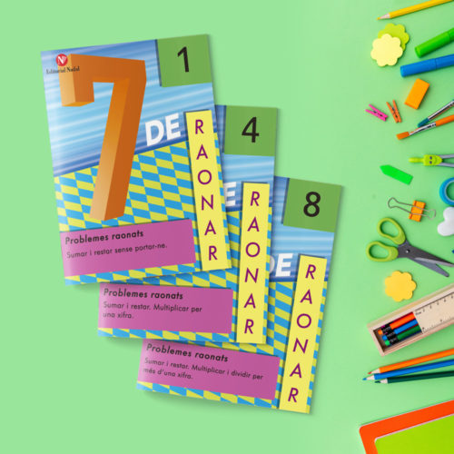 Col·lecció de quaderns de matemàtiques - 7 de raonar - primària