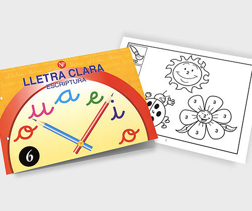 Quadern d'escriptura - Lletra Clara 6 - infantil