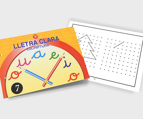Quadern d'escriptura - Lletra Clara 7 - infantil
