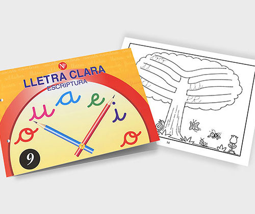 Quadern d'escriptura - Lletra Clara 9 - infantil
