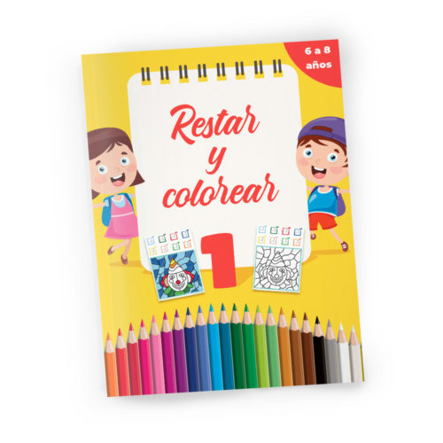 Quadern activitats - Restar y colorear 1