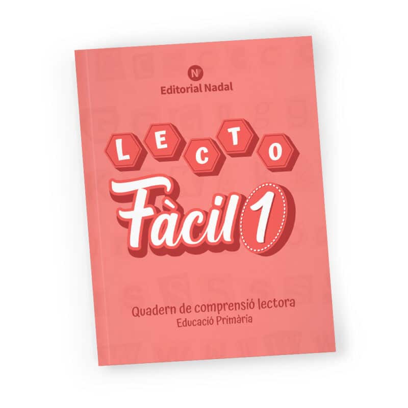 Lecto fàcil 1 impremta - Quadern comprensió i velocitat lectora - 1r de primària